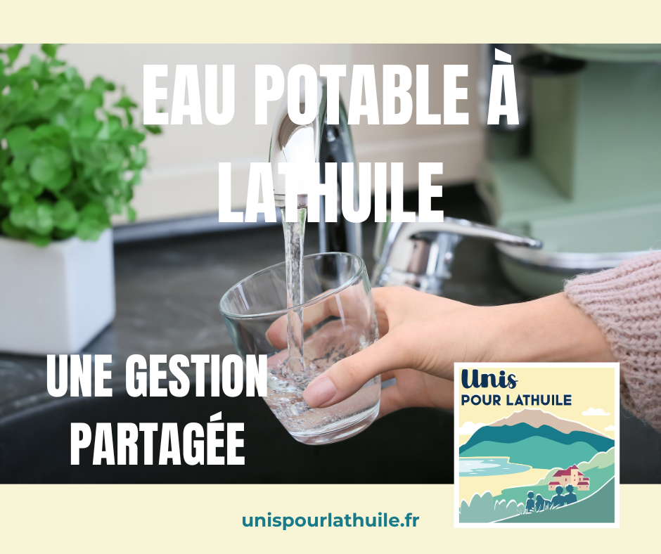L’eau potable à Lathuile : une gestion efficace et transparente avec le Grand Annecy